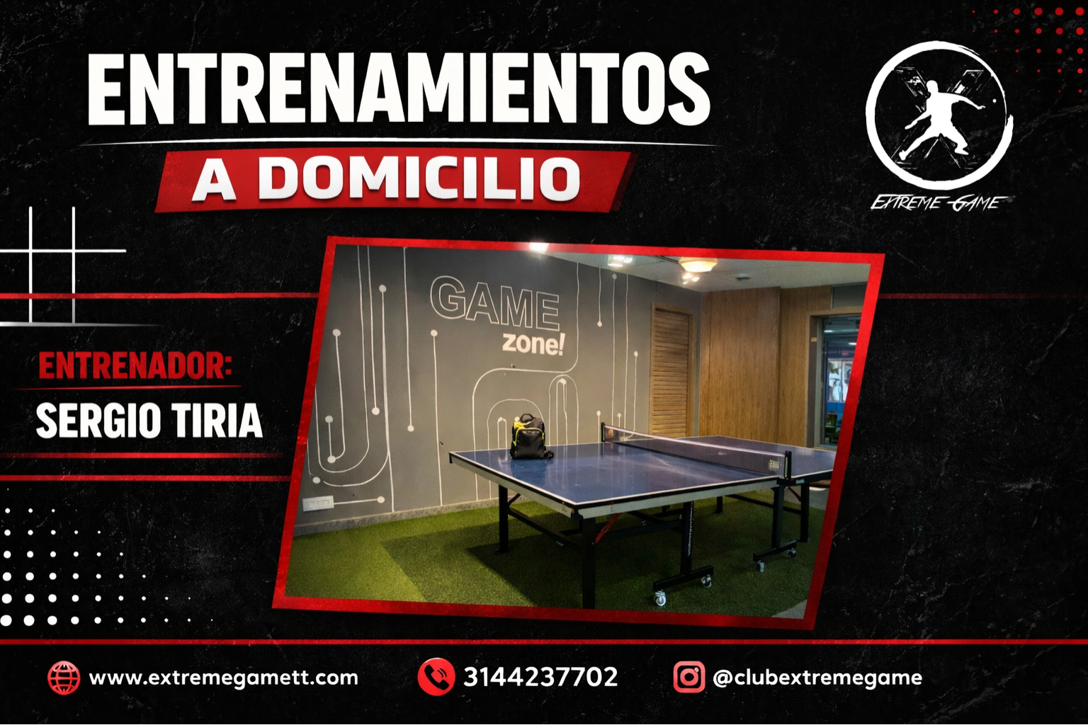 Entrenamientos a domicilio - Extreme Game