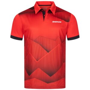 DONIC Donic Shirt Aviator red/black - talla S
